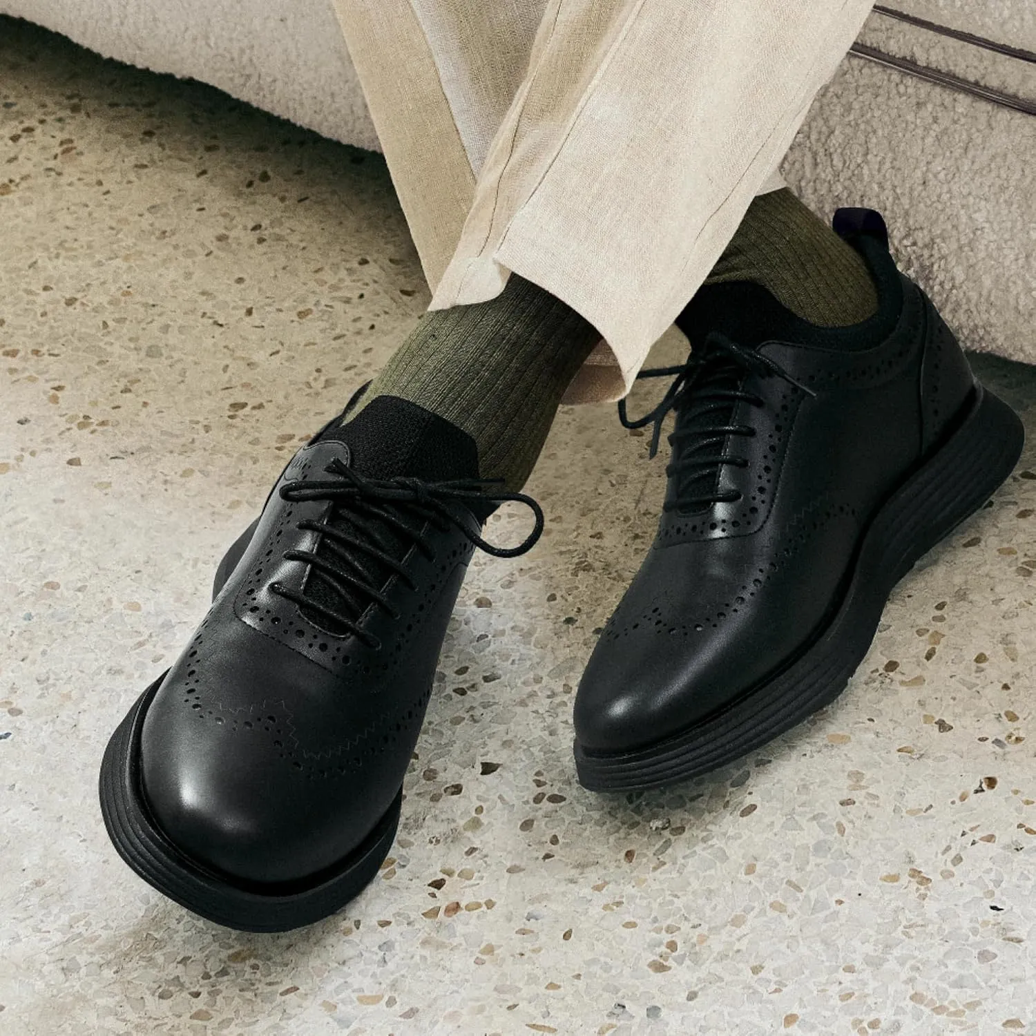 Bruno Marc Men's MaxFlex Dress Sneakers Oxfords Casual Wingtip Brogue Shoes