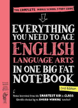 Everything You Need to Ace English Language Arts in One Big Fat Notebook, 2nd Edition: The Complete Middle School Study Guide (Big Fat Notebooks) Paperback  January 28, 2025