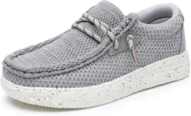 Felabo Kids Boys Girls Slip-On Casual Loafers Canvas Walking Shoes Comfortable & Lightweight (Toddler/Little Kid/Big Kid)