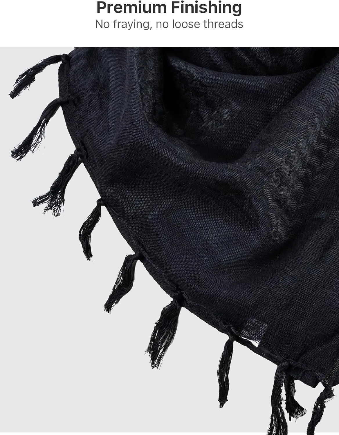 FREE SOLDIER Scarf Military Shemagh Tactical Desert Keffiyeh Head Neck Scarf Arab Wrap with Tassel for Men Women