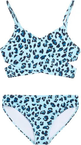 Kanu Surf Girls' Coral Reef Beach Sport Wrap Around Bikini 2-Piece Swimsuit