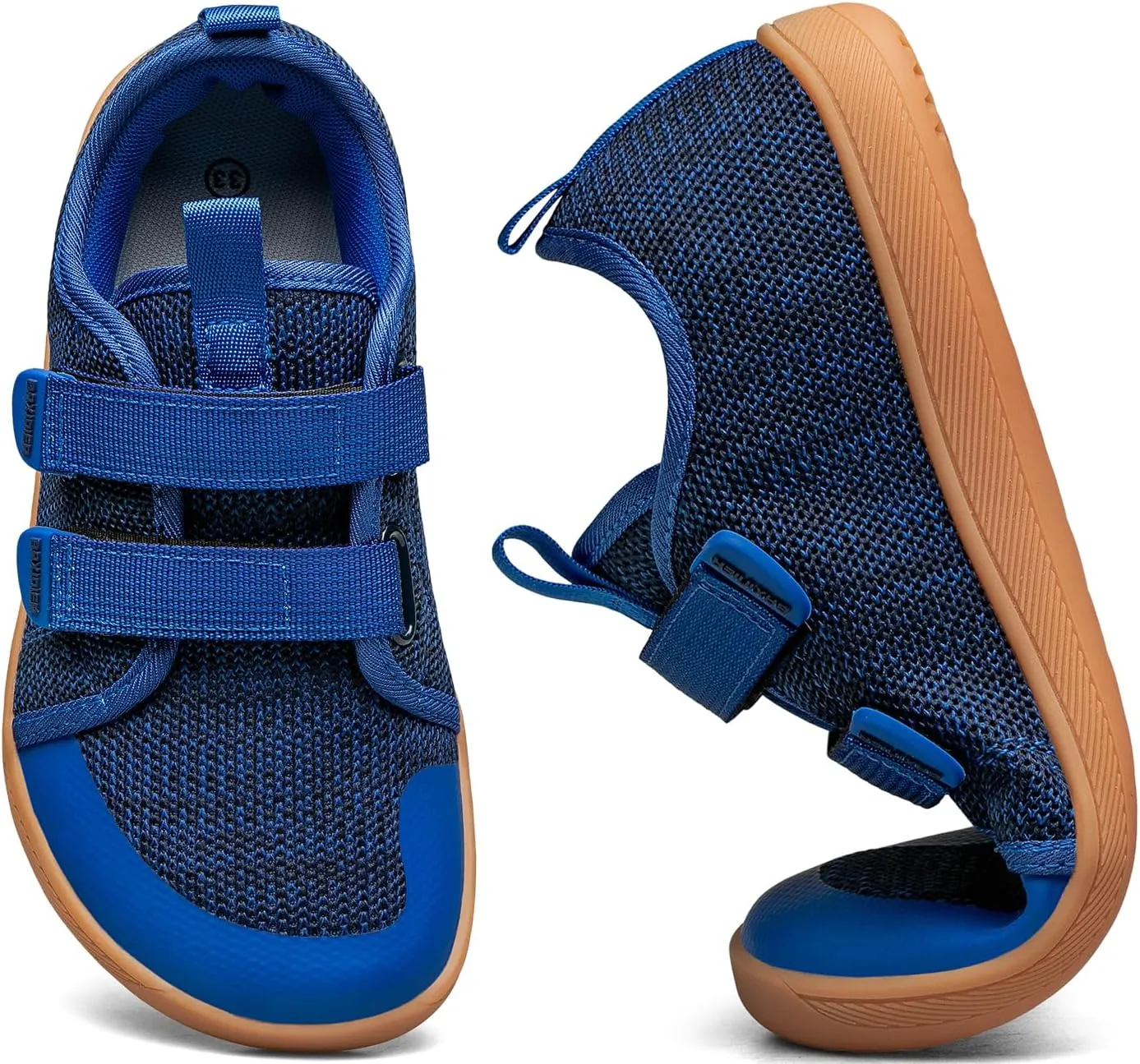 Kids Barefoot Shoes Wide Minimalist Sneakers Breathable Wide Toe Box Walking Shoes Zero Drop Lightweight Fashion Sneakers Boys/Girls/Little/Big