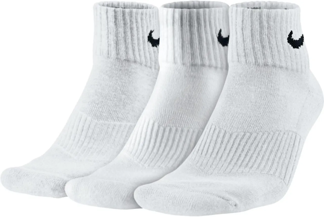 NIKE Performance Cushion Quarter Training Socks (3 Pairs)