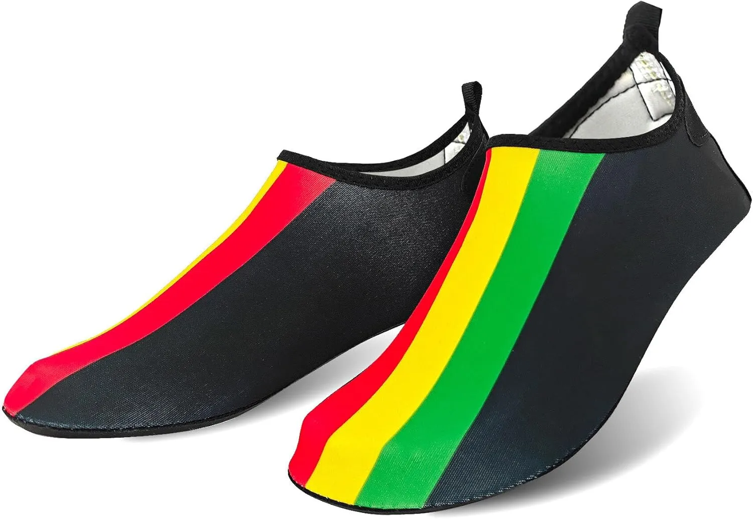 Water Shoes for Women and Men Quick-Dry Swim Beach Shoes for Outdoor Surfing Yoga Exercise Jamaica Flag Caribbean Reggae Rasta